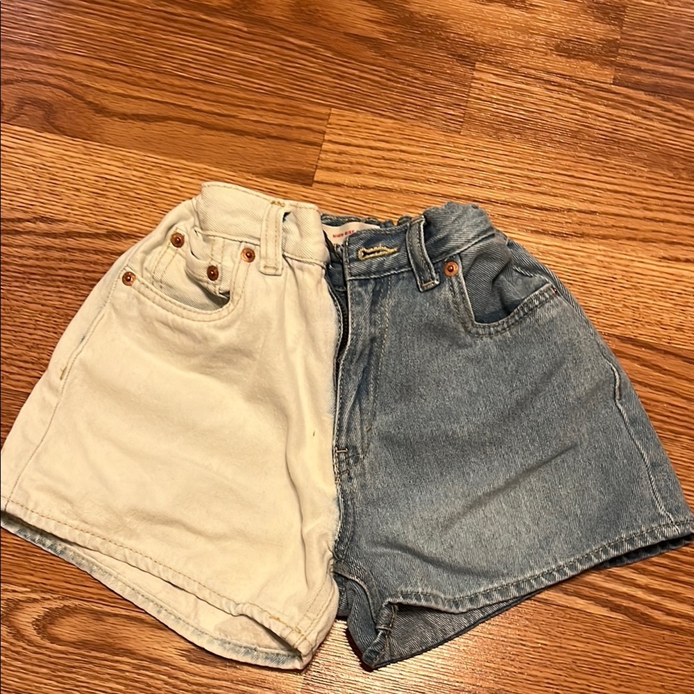 LEVI’S Vintage Two-Tone Denim Shorts